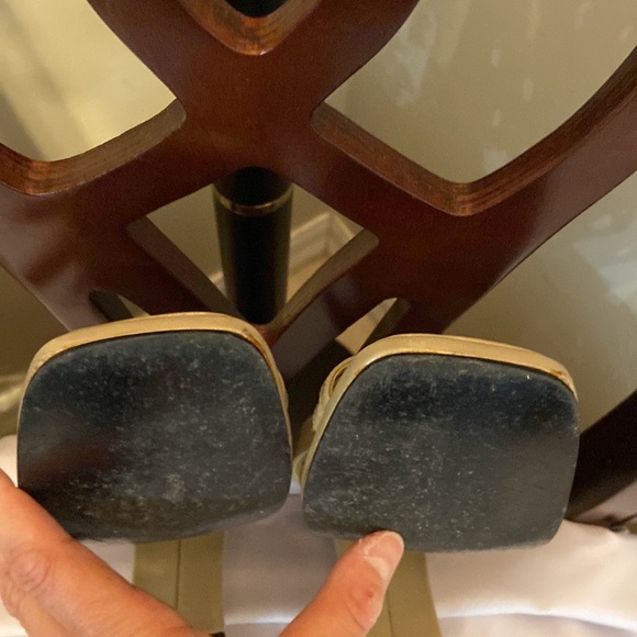 Apostrophe Moffet leather upper slide on heels. Size 9 1/2 - Picture 7 of 9